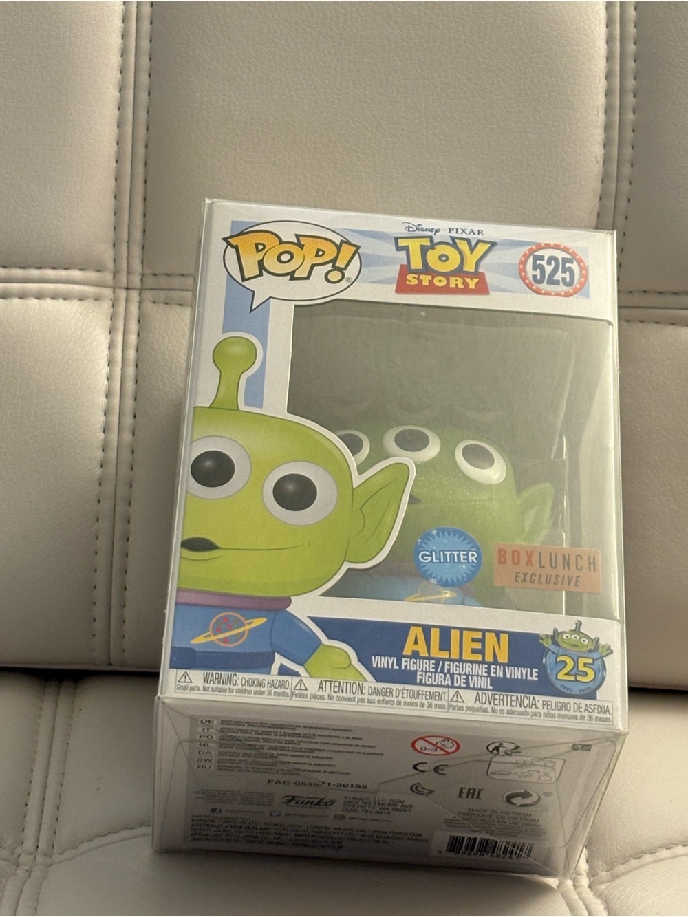 Alien Toy Story 25th Anniversary Hot Topic Exclusive Glitter Funko Pop 525